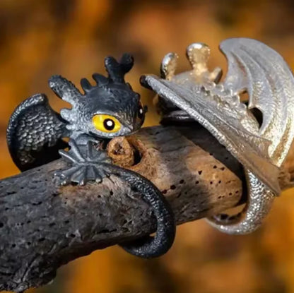 Toothlesstreasuress Adjustable Rings 2.0 couple set